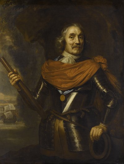 Maarten Harpertszoon Tromp, Dutch Admiral by Jan Lievens
