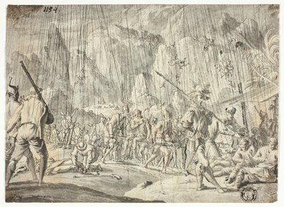 Battle Scene by Jan Luyken
