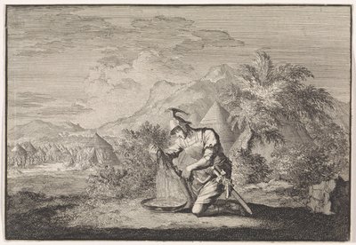 Gideon and the Wet Fleece by Jan Luyken