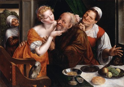The Ill-matched Pair by Jan Massys or Metsys