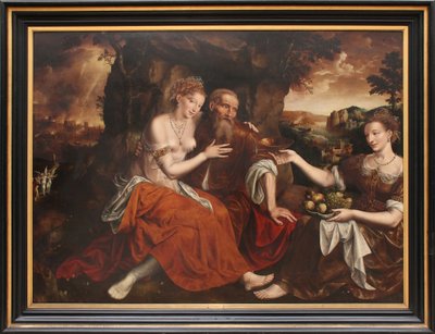 Lot and His Daughters by Jan Matsys