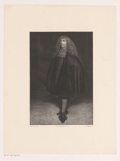 Self-Portrait of Gerard ter Borch by Jan Mesker