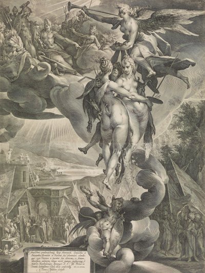 Apotheosis of the Arts, ca. 1619 by Jan Muller