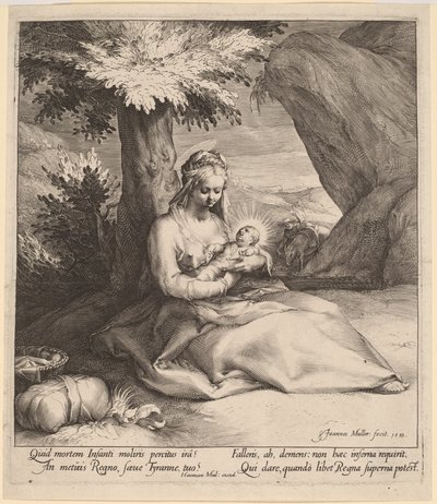 Rest on the Flight into Egypt by Jan Muller