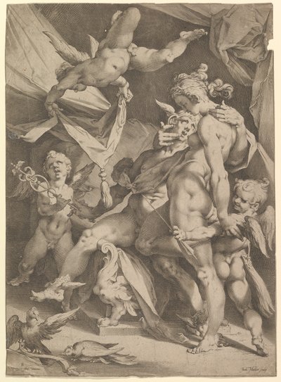 Venus and Mercury, ca. 1600 by Jan Muller