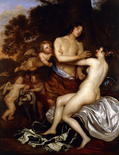 Venus and Adonis by Jan Mytens