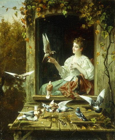 Feeding the Birds by Jan Pieter Portielje