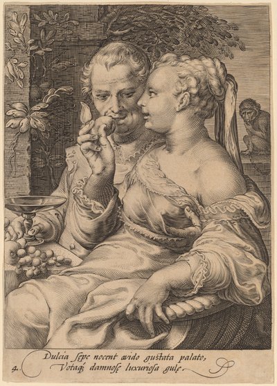 Taste by Jan Pietersz Saenredam after Hendrik Goltzius