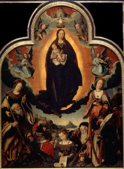 The Glorification of the Virgin by Jan Provoost