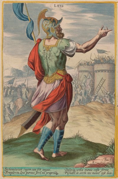Levi by Jan Sadeler I after Crispen van den Broecke