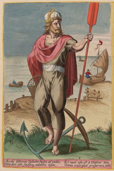 Zebulon by Jan Sadeler I after Crispen van den Broecke