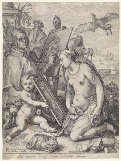 Allegory of Perception by Jan Saenredam