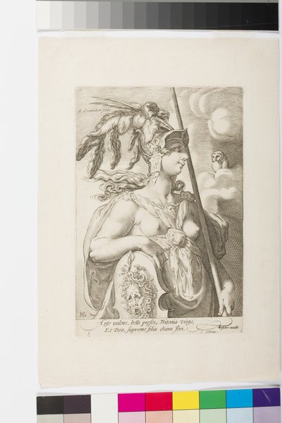 Minerva (engraving) by Jan Saenredam