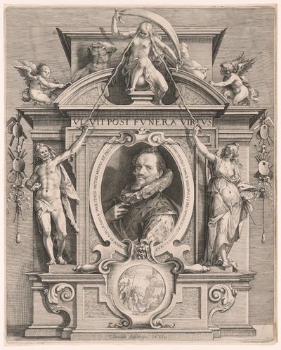 Portrait of Hans von Aachen by Jan Saenredam