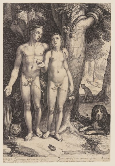 Temptation of Man by Jan Saenredam