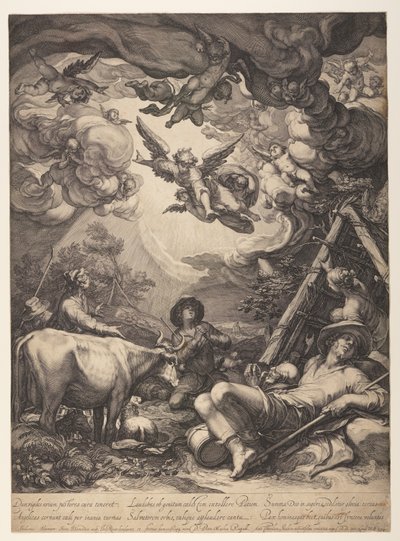 The Annunciation to the Shepherds by Jan Saenredam