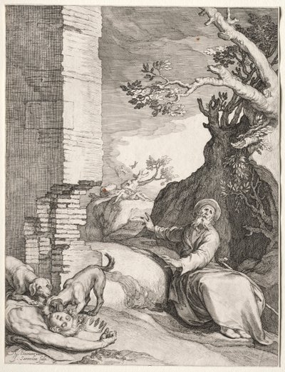 The Prediction of Ahijah by Jan Saenredam