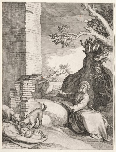 The Prediction of Ahijah, 1604 by Jan Saenredam