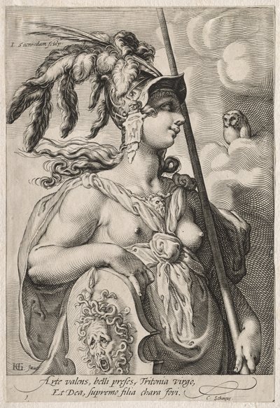 Three Goddesses by Jan Saenredam