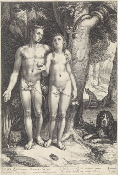 The Fall of Man by Jan Saenredam