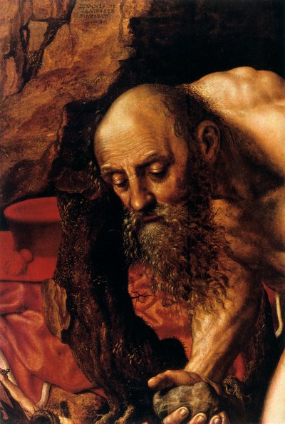 St Jerome (detail) by Jan Sanders van Hemessen