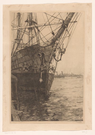 Bow of a Ship by Jan Sirks (signed by artist)