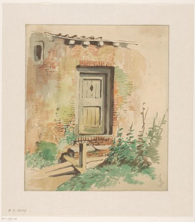 Outer door of a farmhouse by Jan Striening