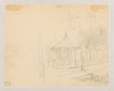 Sketch of a Teahouse by Jan Striening