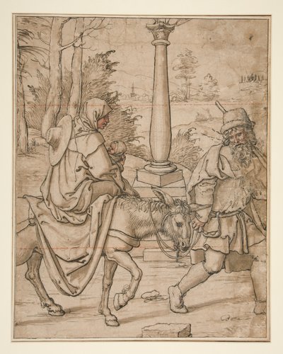 Flight into Egypt by Jan Swart Van Groningen