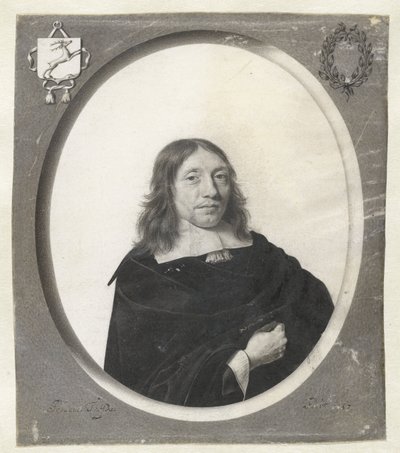 Portrait of Gijsbert van der Hoeven by Jan Thopas