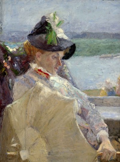 Lady with the Umbrella, 1888 by Jan Toorop