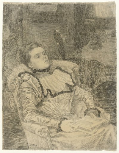 Portrait of Annie Toorop by Jan Toorop