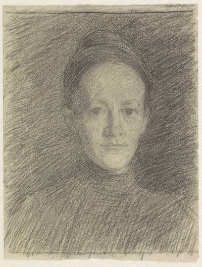 Portrait of Miss C.J. Veth by Jan Veth