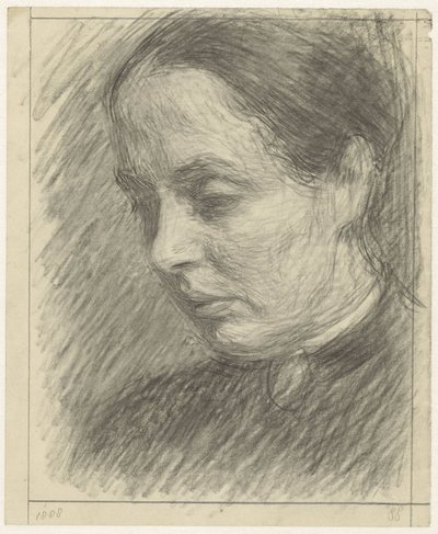 Portrait of Miss S. Dirks by Jan Veth