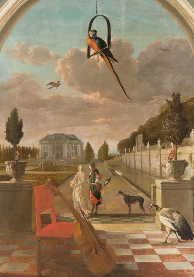 Park with Country House by Jan Baptist Weenix