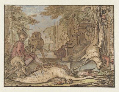 Still Life of Game by Jan Baptist Weenix