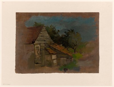 Farmhouse with Small Barn by Jan Weissenbruch