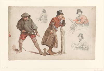 Figure Studies by Jan Weissenbruch