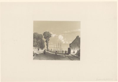 View of the Ferry Road in Culemborg by Jan Weissenbruch