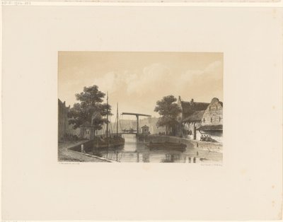 View of a Canal with a Drawbridge by Jan Weissenbruch