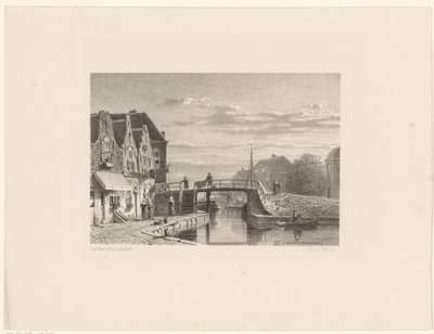 Cityscape with Canal by Jan Weissenbruch