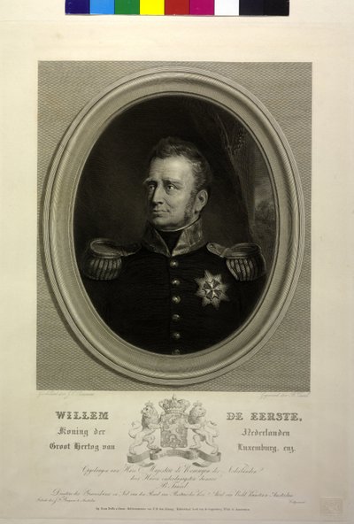 King of the Netherlands William I by Jan Willem Pieneman