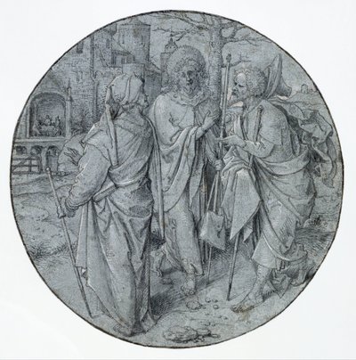 Christ at Emmaus by Jan de Beer