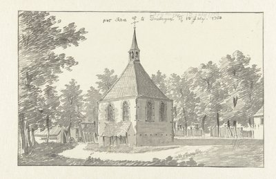 View of the Church in Driebergen by Jan de Beijer