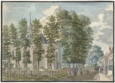 View of the Church of Bloemendaal by Jan de Beijer