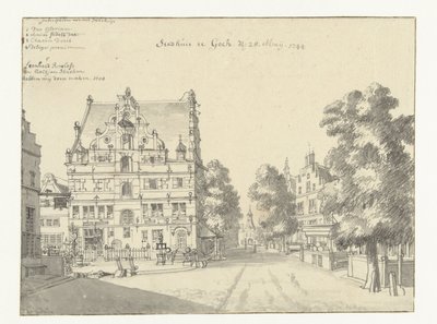 The Town Hall in Goch by Jan de Beijer