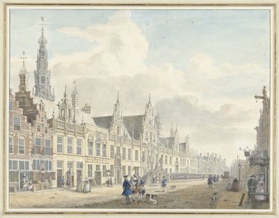 The Town Hall of Leiden by Jan de Beijer