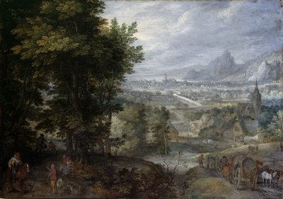 A Wooded Landscape by Jan the Elder Brueghel