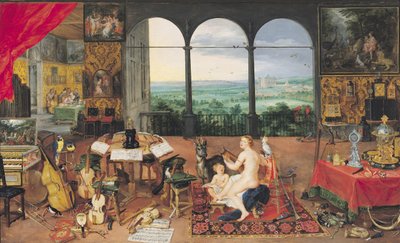 Hearing by Jan the Elder Brueghel