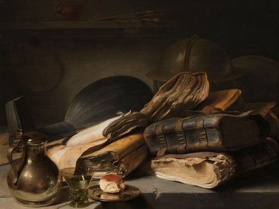 Still Life with Books by Jan the Elder Lievens